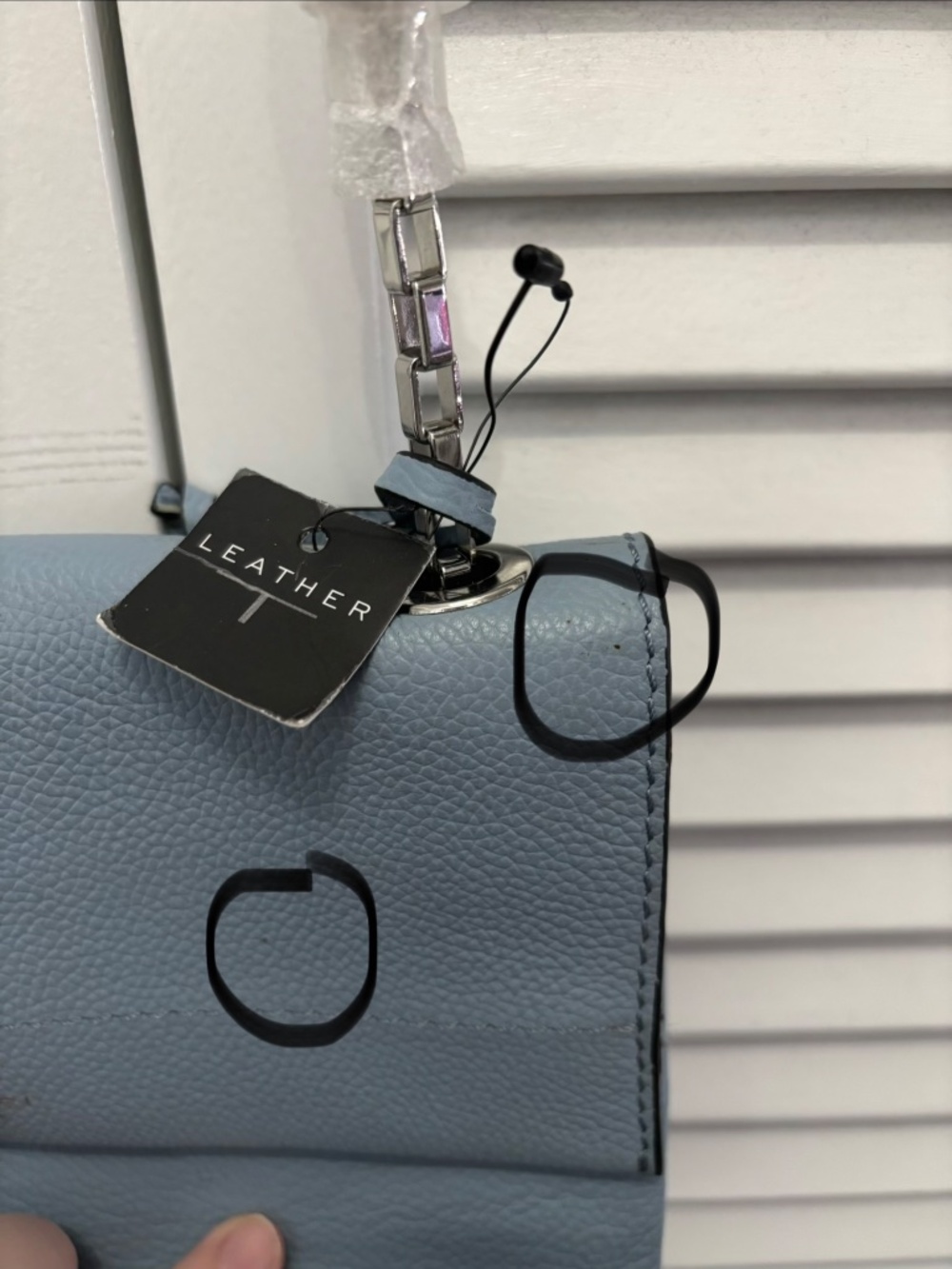 Tahari Genuine Leather Crossbody Bag NWT - Picture 10 of 16
